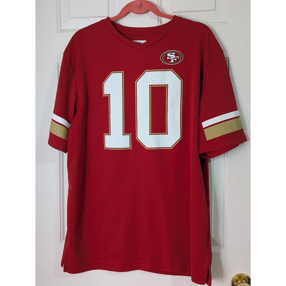 NFL Team Apparel San Francisco 49ers Jersey XL Red Jimmy G Garoppolo #10 Stretch